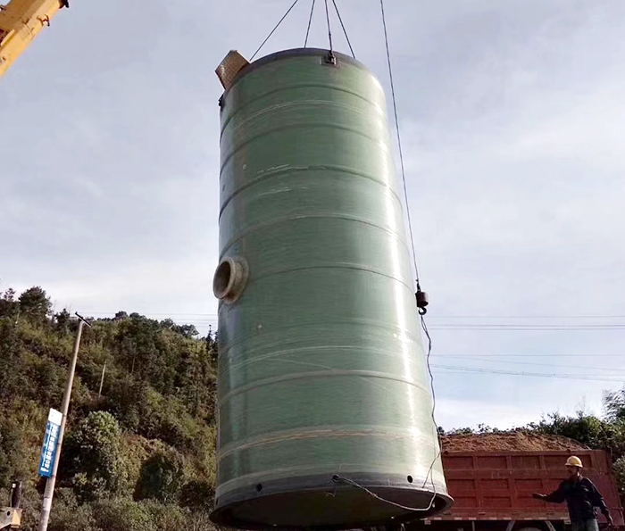 玻璃钢一体化泵站(图1)